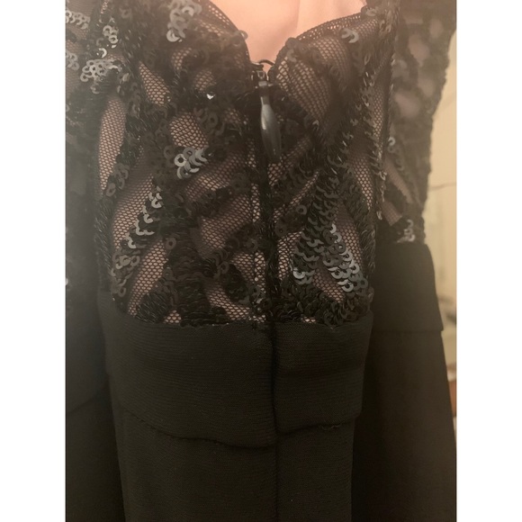 Black and Nude Gown - Picture 8 of 8